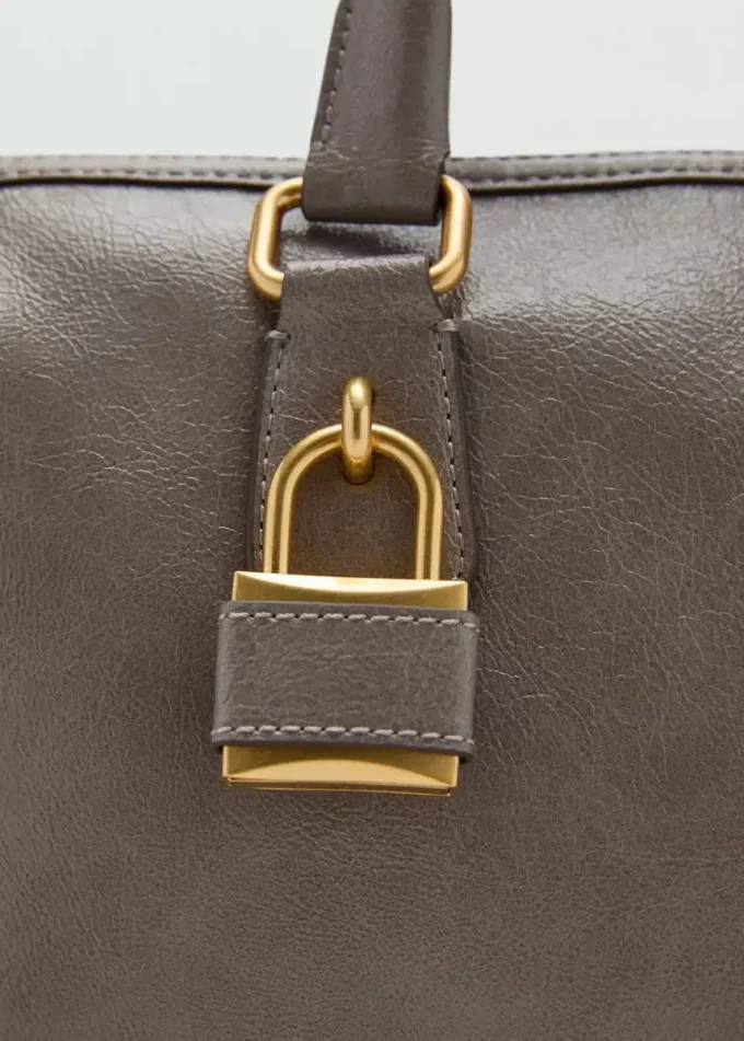 Sac à main brillant avec poignées Sac à main brillant avec poignées