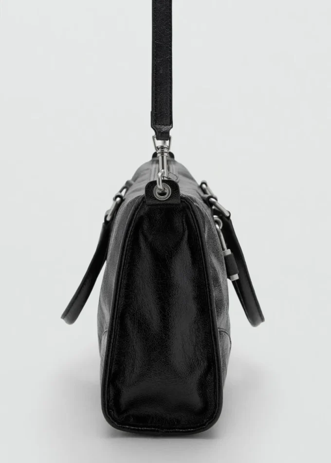 Sac à main brillant avec poignées Sac à main brillant avec poignées