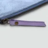 Sac à main en cuir métallisé