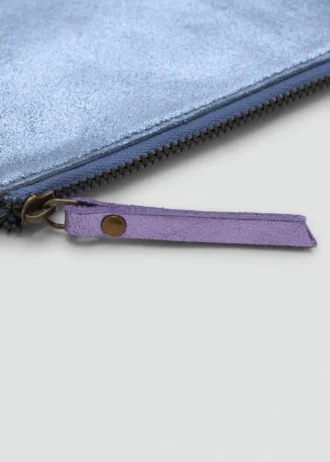 Sac à main en cuir métallisé