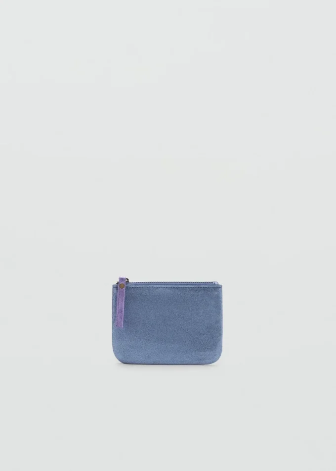 Sac à main en cuir métallisé