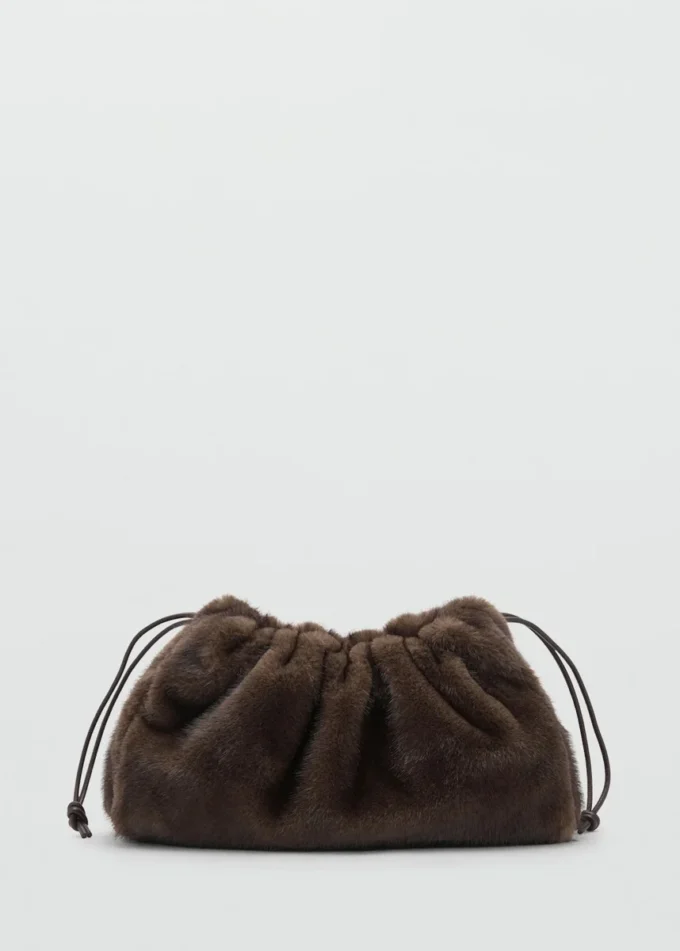 Sac à main en fausse fourrure Sac à main en fausse fourrure