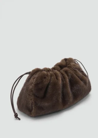 Sac à main en fausse fourrure