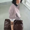 Sac à main maxi brillant avec anses Sac à main maxi brillant avec anses