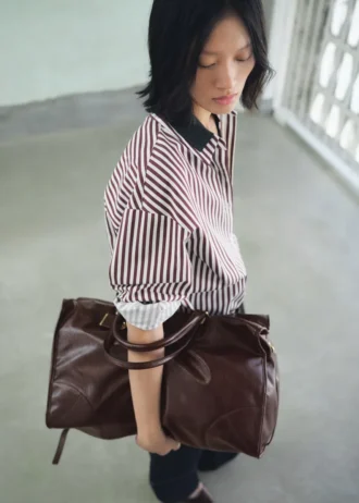 Sac à main maxi brillant avec anses
