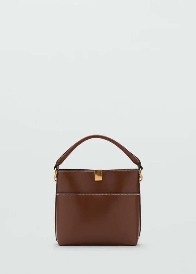 Sac seau avec détails métalliques Sac seau avec détails métalliques
