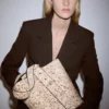 Sac seau en cuir et fourrure Sac seau en cuir et fourrure