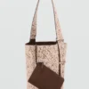 Sac seau en cuir et fourrure Sac seau en cuir et fourrure
