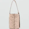 Sac seau en cuir et fourrure Sac seau en cuir et fourrure