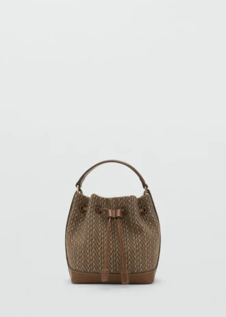 Sac seau jacquard avec logo Sac seau jacquard avec logo