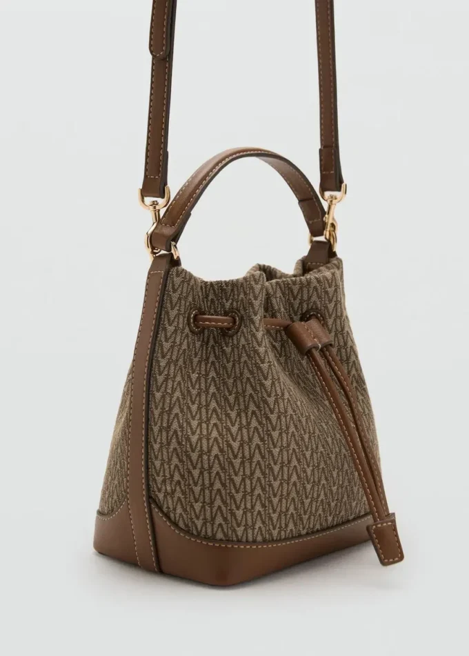 Sac seau jacquard avec logo Sac seau jacquard avec logo