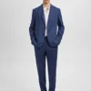 Salerno Pantalon de costume slim 100 % lin Salerno Pantalon de costume slim 100 % lin