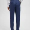Salerno Pantalon de costume slim 100 % lin Salerno Pantalon de costume slim 100 % lin