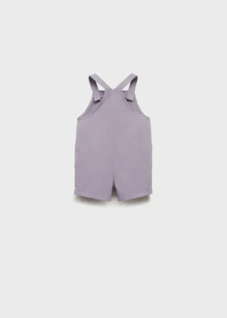 Salopette courte en denim