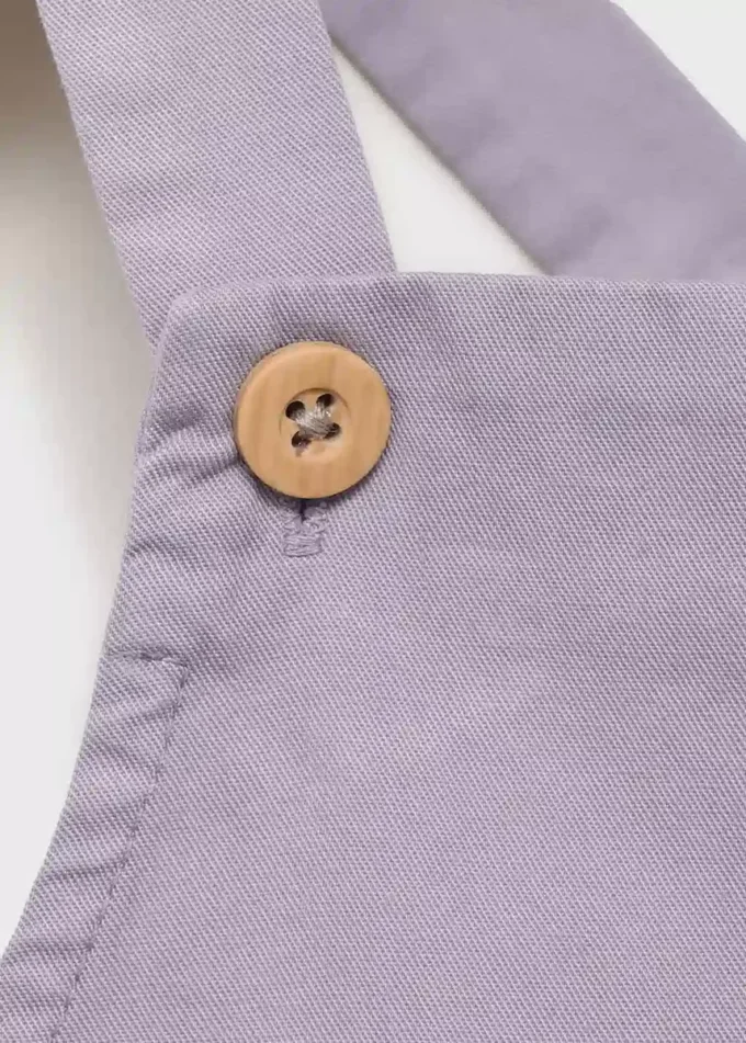 Salopette courte en denim Salopette courte en denim