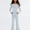Salopette en coton denim Salopette en coton denim