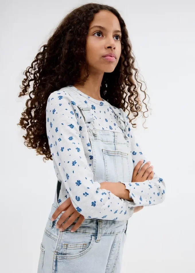 Salopette en coton denim Salopette en coton denim