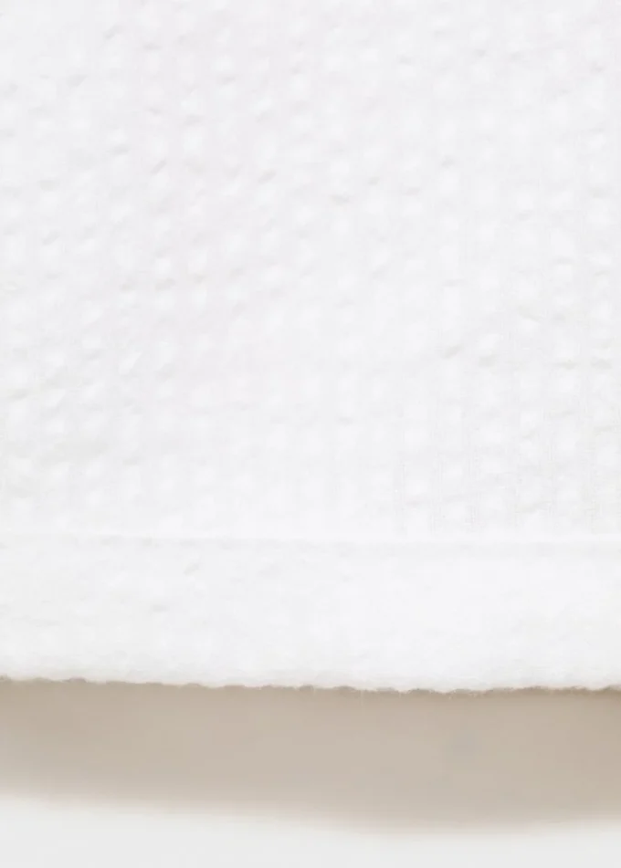 Salopette en coton texturé