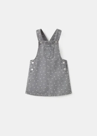 Salopette en denim à étoiles