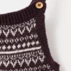 Salopette en maille jacquard Salopette en maille jacquard