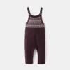 Salopette en maille jacquard Salopette en maille jacquard