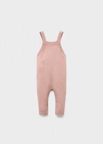 Salopette en tricot brodé