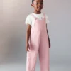 Salopette longue en coton