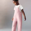 Salopette longue en coton