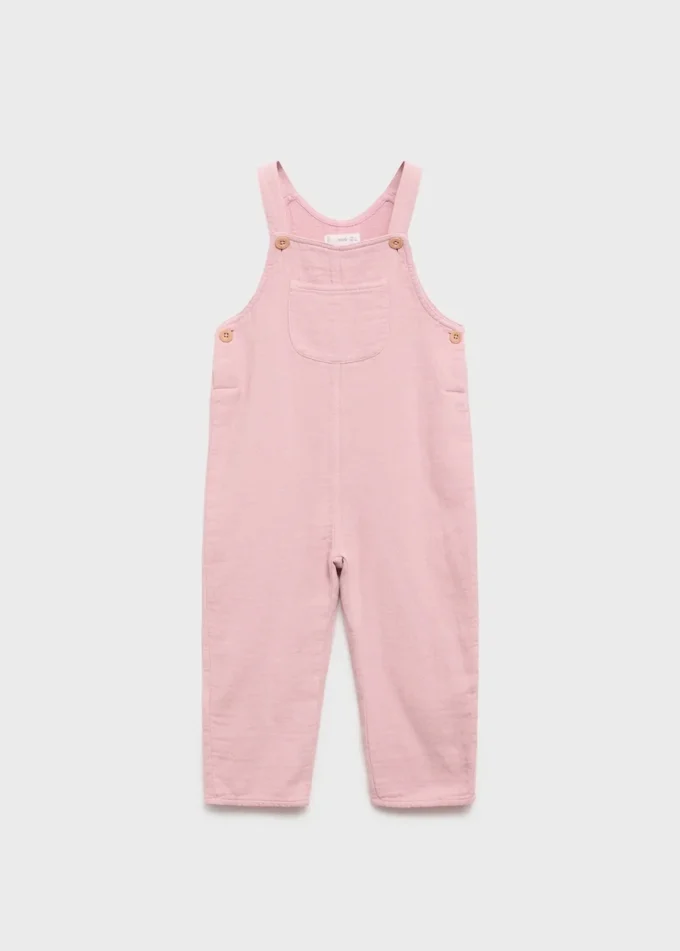 Salopette longue en coton
