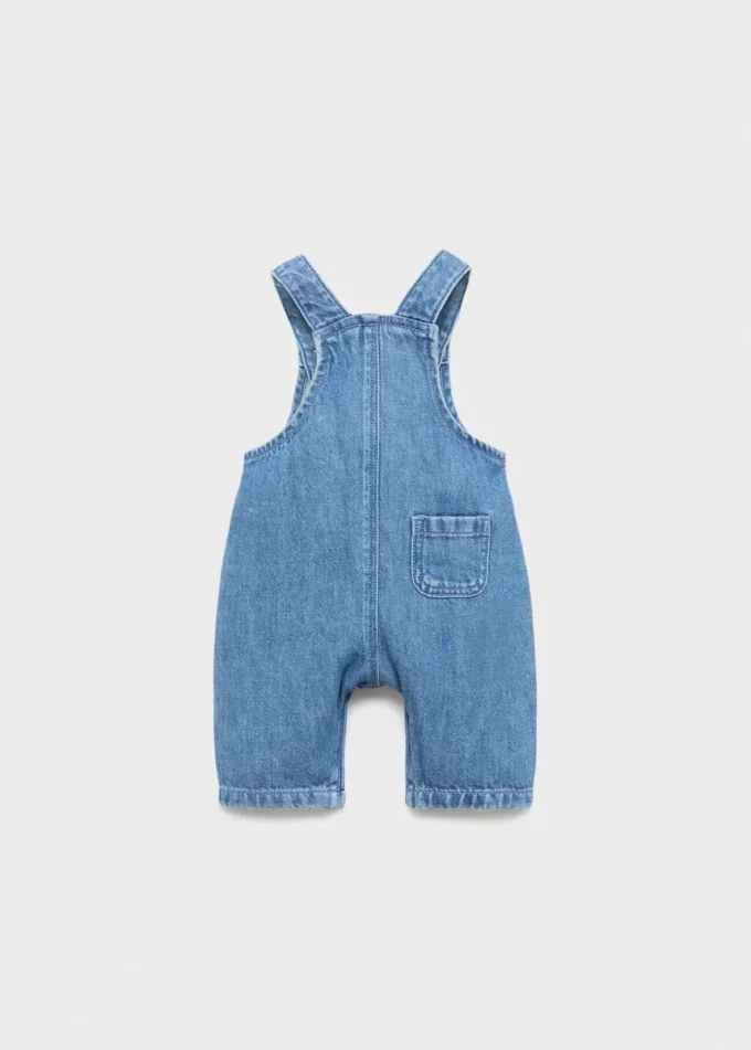 Salopette à poches en denim Salopette à poches en denim