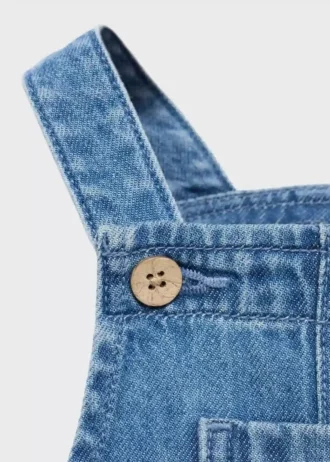 Salopette à poches en denim