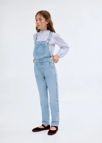 Salopettes longues en denim