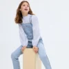 Salopettes longues en denim Salopettes longues en denim