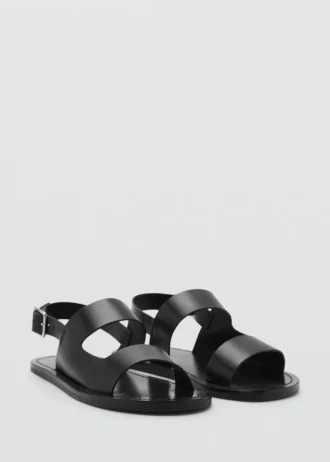 Sandales en cuir à lanières