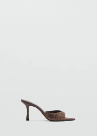 Sandales à talons avec bride en strass