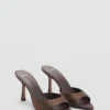 Sandales à talons avec bride en strass