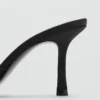 Sandales à talons en dentelle