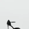 Sandales à talons hauts en satin