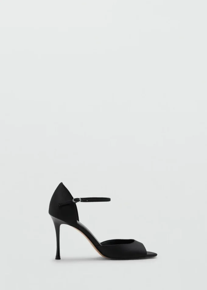 Sandales à talons hauts en satin