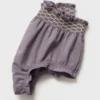 Short brodé en coton mélangé Short brodé en coton mélangé
