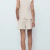 Short de costume à plis
