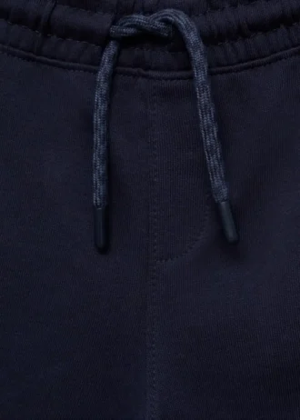 Short en coton avec cordon de serrage
