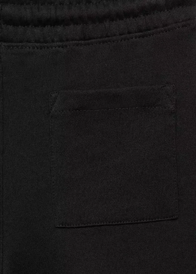 Short en coton avec cordon de serrage Short en coton avec cordon de serrage