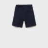 Short en coton avec cordon de serrage