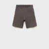 Short en coton avec cordon de serrage Short en coton avec cordon de serrage