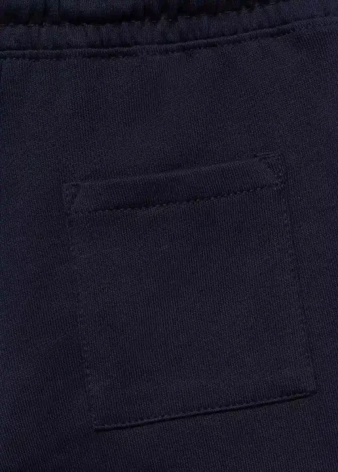 Short en coton avec cordon de serrage
