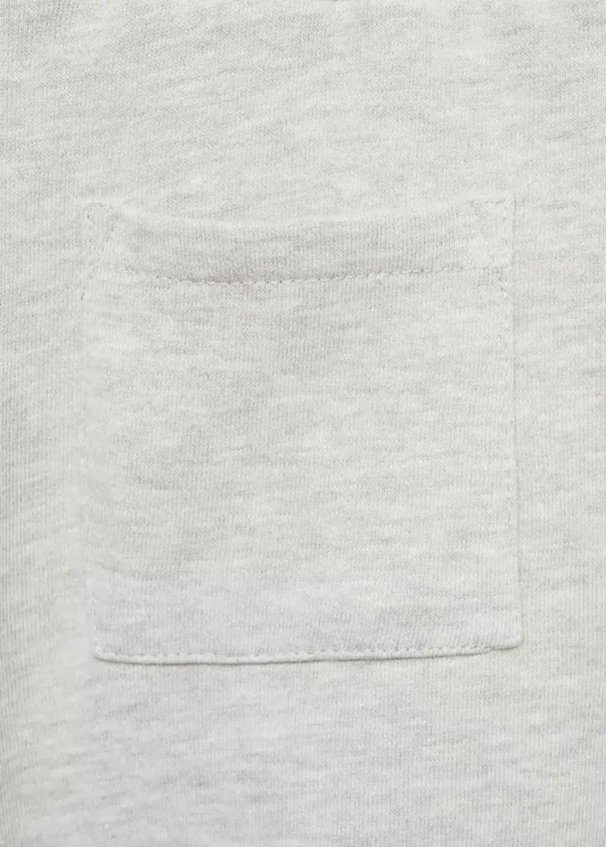 Short en coton avec cordon de serrage