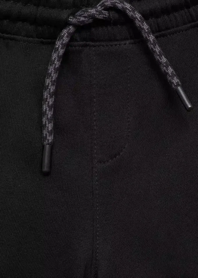 Short en coton avec cordon de serrage Short en coton avec cordon de serrage