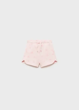 Short en coton imprimé