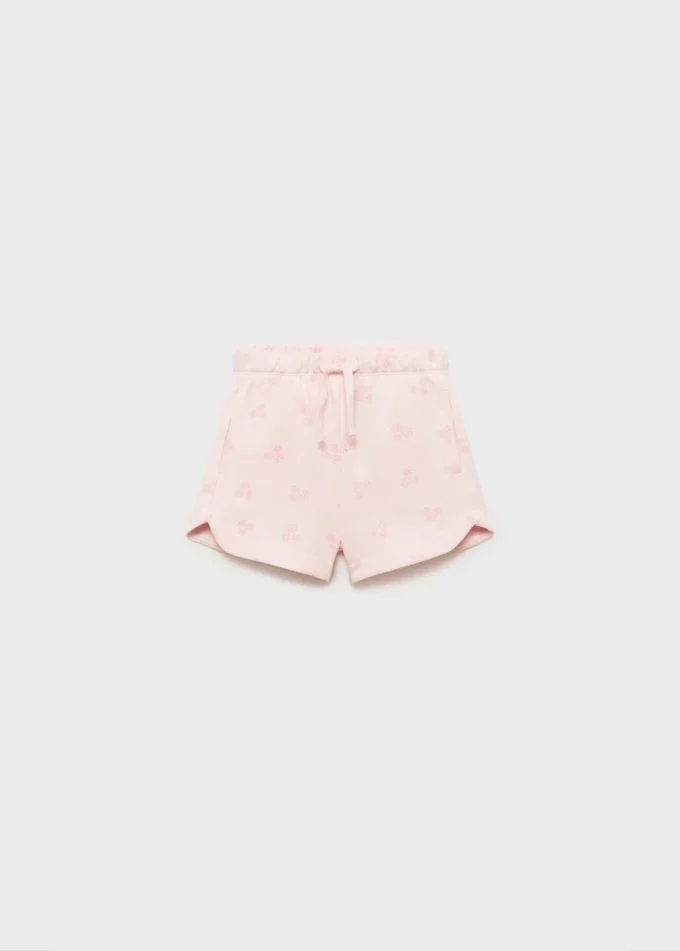 Short en coton imprimé Short en coton imprimé